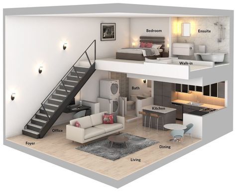 41+ Unique 3D Floor Plan Ideas